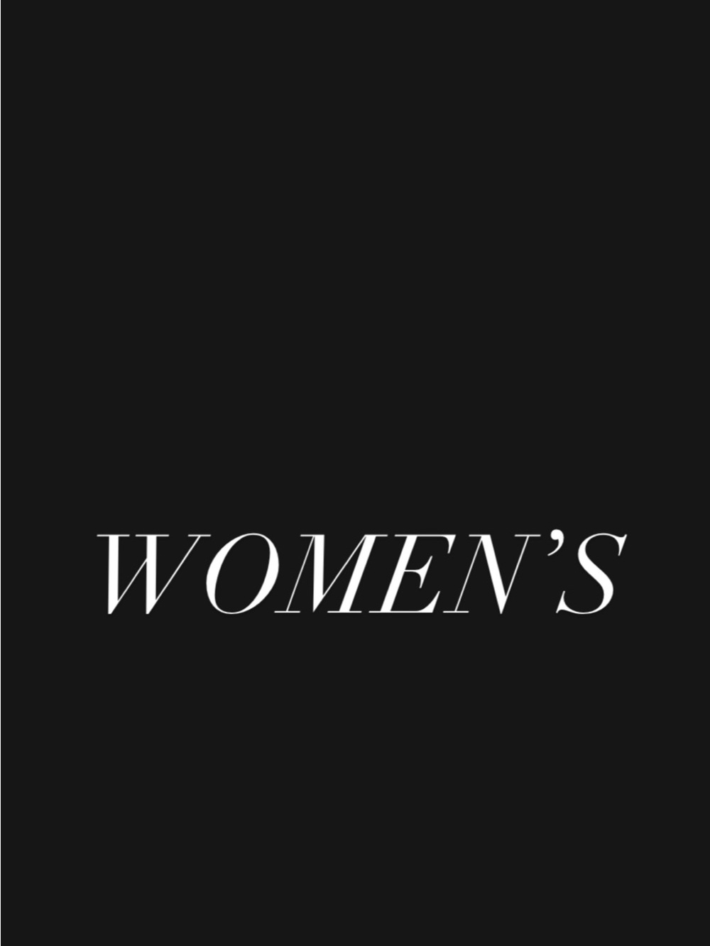 WOMEN’S STANDARD SIZE CLOTHING